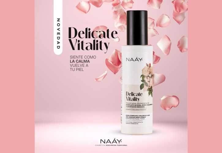 DELICATE VITALITY, tónico de rosas y ácido hialurónico